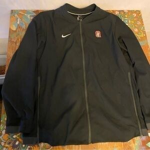 Men's Nike Black Stanford Cardinal Intensity Full-Zip Performance Jacket